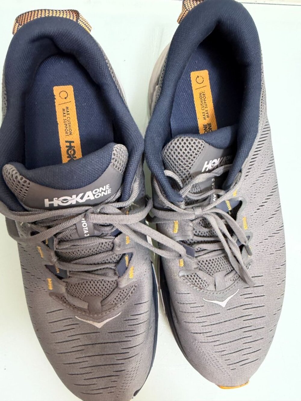 HOKA ONE ONE M GAVIOTA 3 Shoes Sneakers Mens 12 Wide Walking Running - Picture 8 of 9